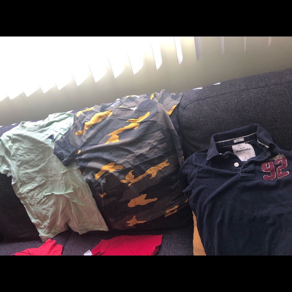 Bundle of 3 Abercrombie boys shirts